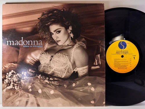Synth Pop LP MADONNA Like a Virgin Sire 1984 1st Press VG+ w/Inner