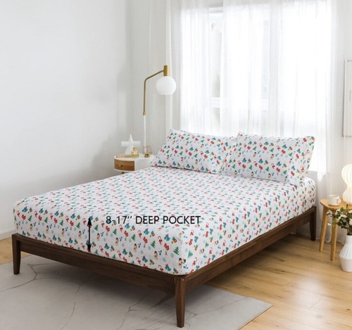 Double Brushed Bed Sheet Set King Size - 4PC, Super Soft 1800 Microfiber - Picture 3 of 5