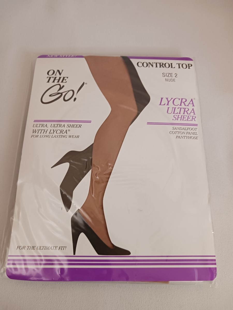 On the Go Ultra Sheer Pantyhose Size Nude ONS