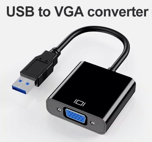 USB 3.0 zu VGA Adapter Kabel Konverter Audio Video 1080P PC Für HDTV Monitor