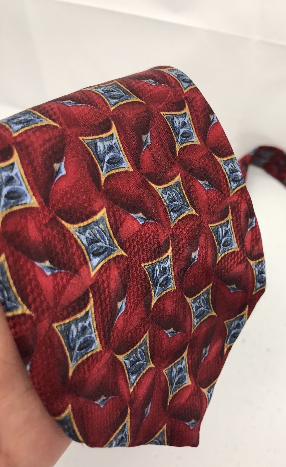 Robert Talbott Studio Tie Red Multicolor 100% Sil… - image 8