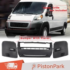 Front Bumper Cover W Flare Assembly For 2019-2022 Ram Promaster 1500 2500 3500