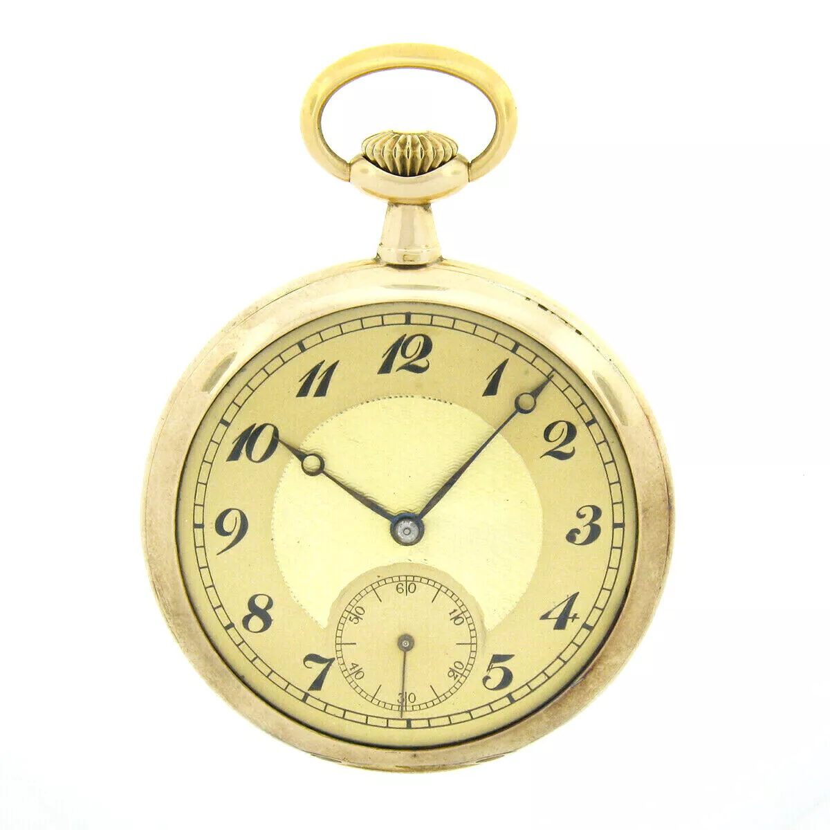 Swiss made gold pocket cheap watch