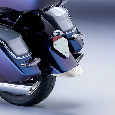 Chrome Rear Fender Mudguard Tip Trim Fit For BMW R18 B