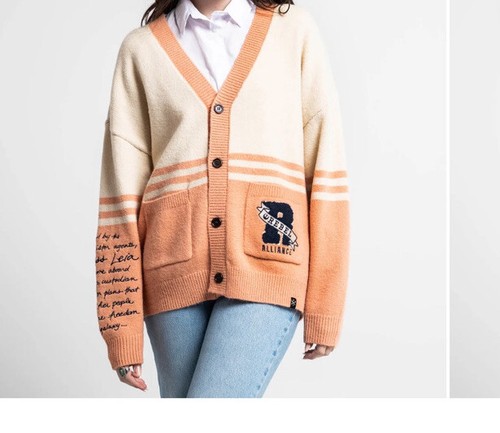 Heroes & Villains STAR WARS PRINCESS LEIA VARSITY CARDIGAN taglia media NUOVO ETICHETTE - Foto 3 di 23