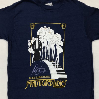 vintage 80s DUKE ELLINGTON SOPHISTICATED LADIES T-Shirt XS
