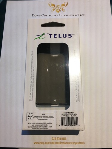 Telus Branded Gelskin Case For Moto X - Black - Afbeelding 2 van 2