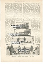HUDSON BAY COMPANY INDIAN TRAPPERS CANOE DOG 1903 PHOTO ILUSTRATION OLD CLIPPING