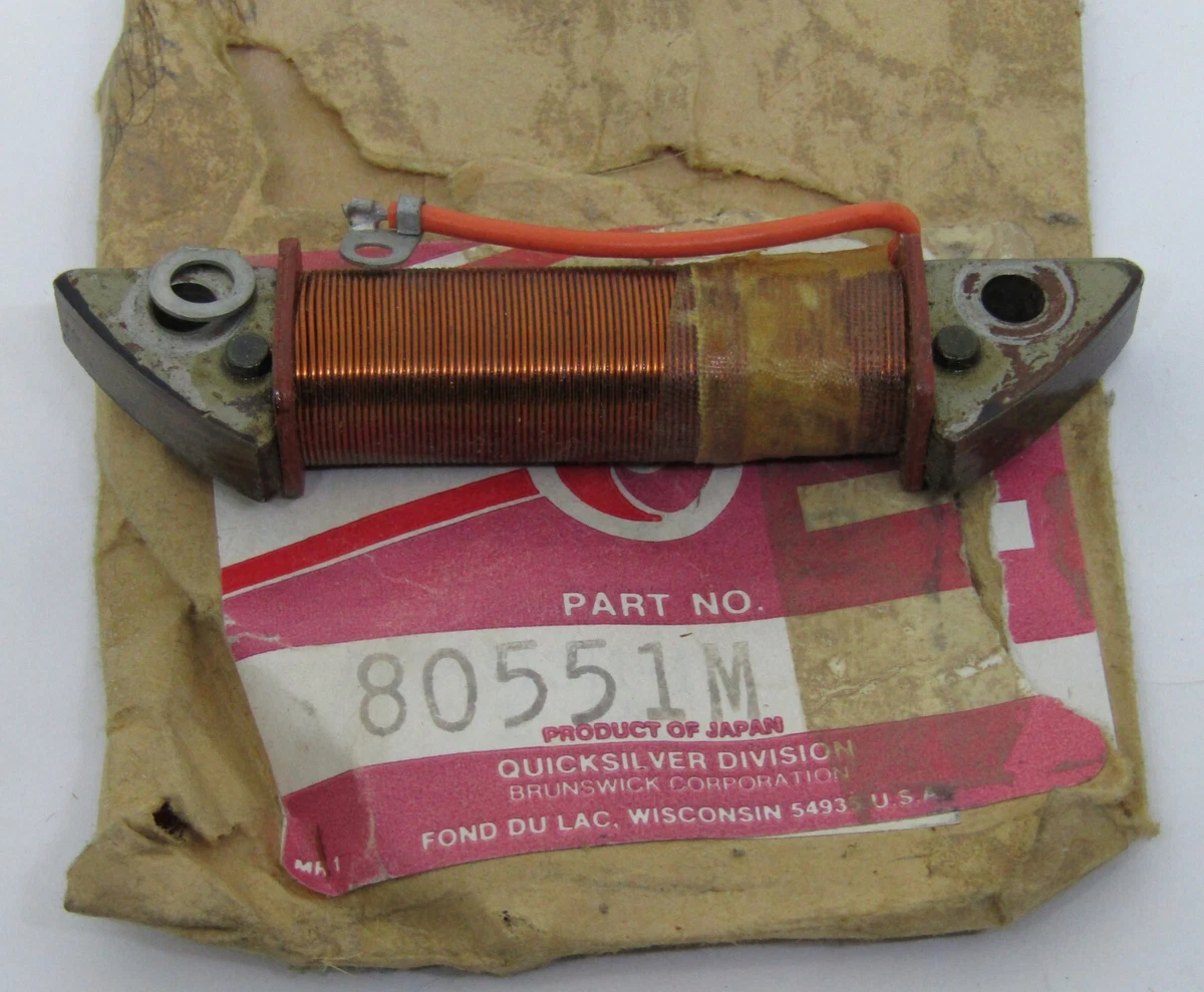 New Quicksilver Mercury Marine Boat OEM Ignition Coil Part No 