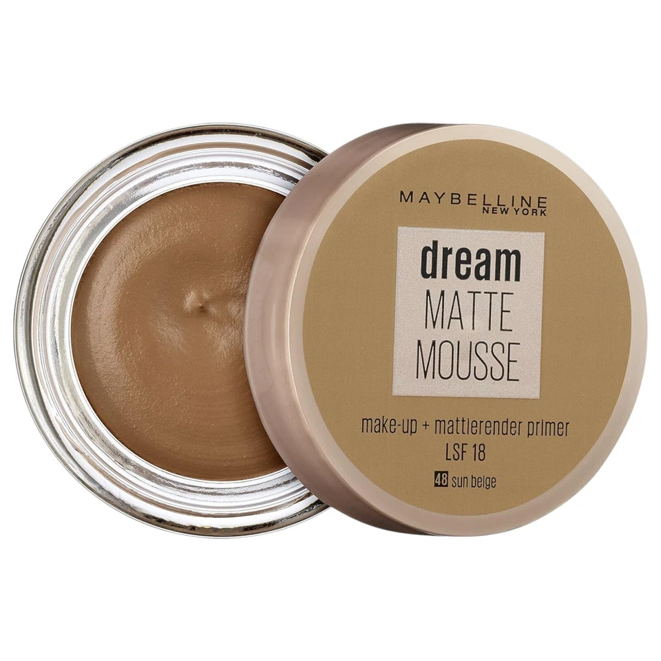 Maybelline Dream Matte Mousse Foundation Plus Primer 48 Sun Beige 18ML - Image 3 of 4