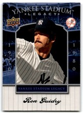 2008 UPPER DECK YANKEE STADIUM BOX SET RON GUIDRY NEW YORK YANKEES #53
