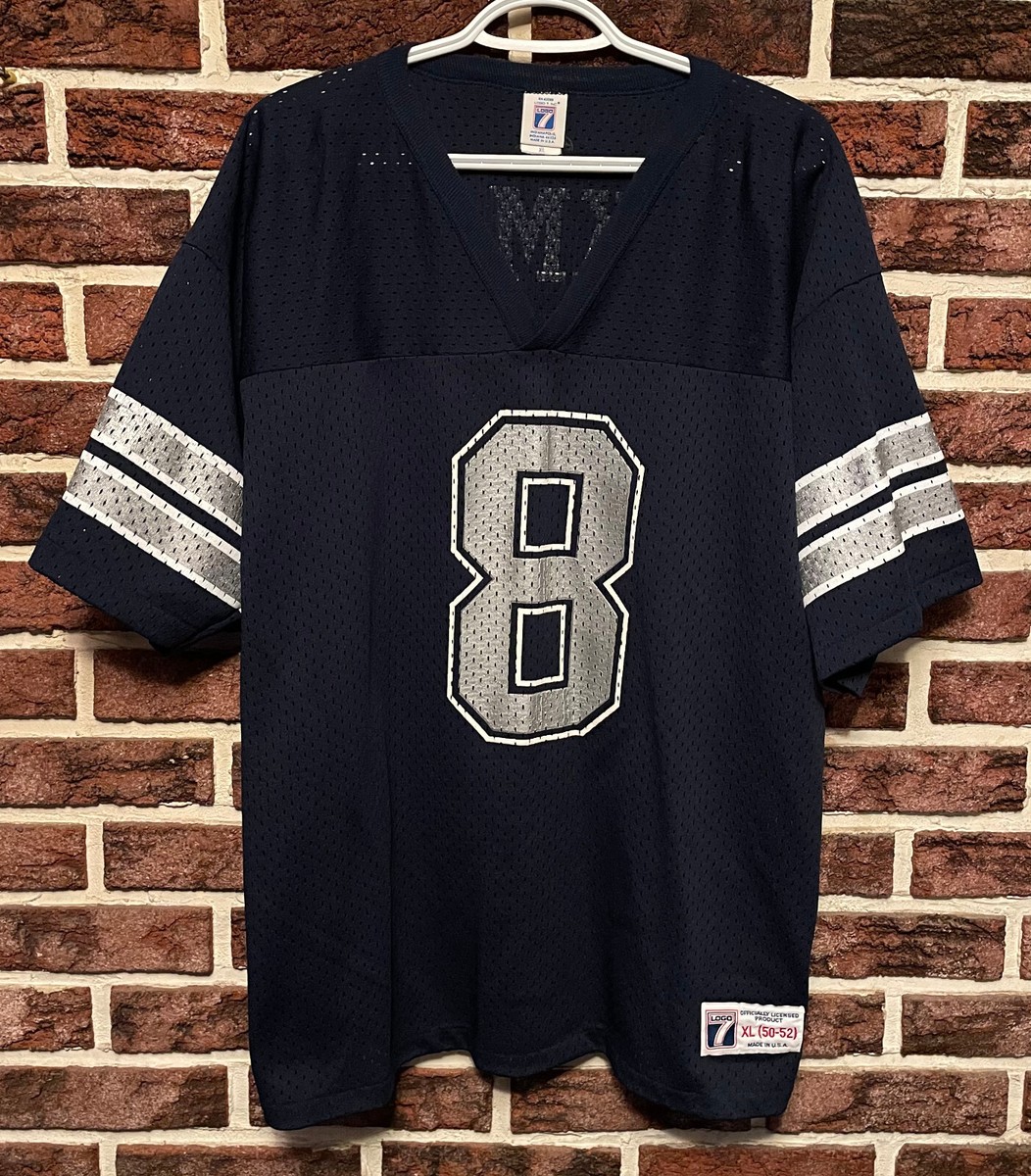 NOS! Vtg 90s Logo 7 DALLAS COWBOYS Jersey TROY AIKMAN Mens XL NFL