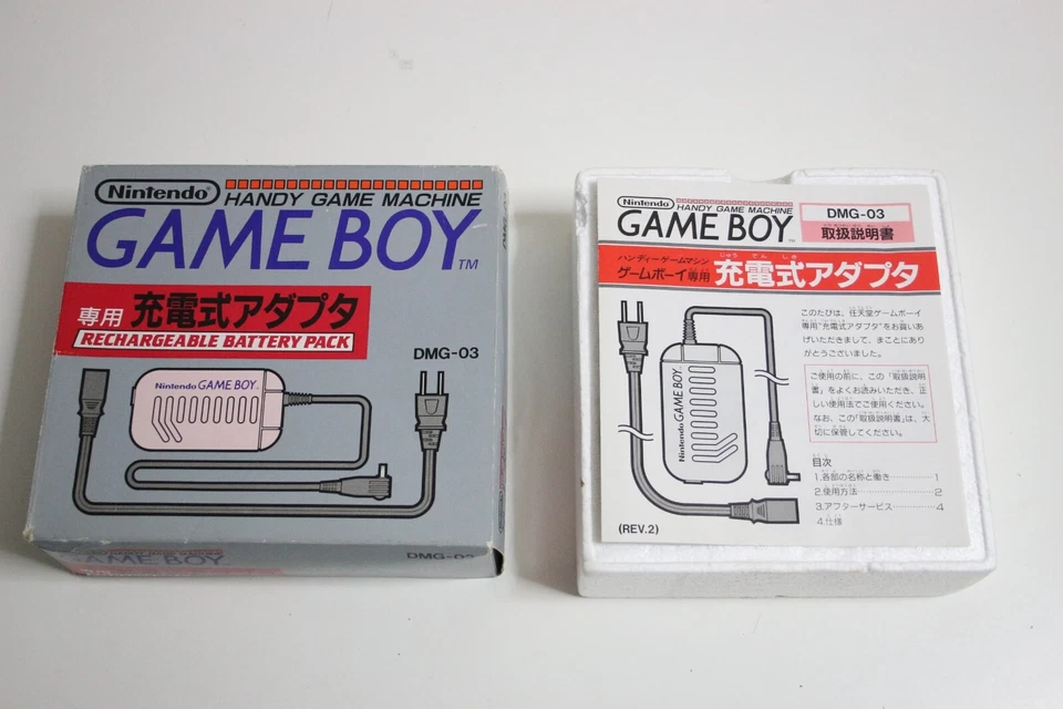 Nintendo Game Boy Batería Recargable Original GameBoy DMG-03 en Caja con Manual - Imagen 2 de 4