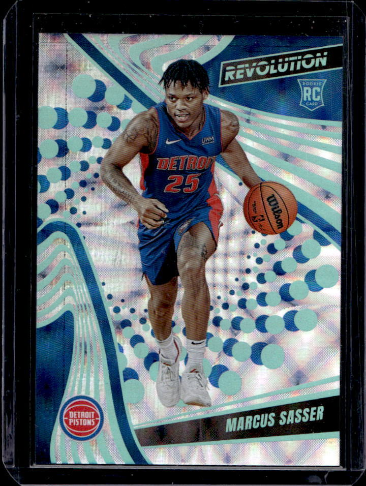 2023-24 Panini Revolution Marcus Sasser Future Frame Rookie RC #19/60 Pistons