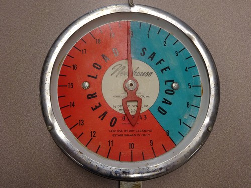 Vintage 'Dry Cleaning Only' Detecto Company Series 21M-26S Hanging Scale 20 lbs - Picture 2 of 4