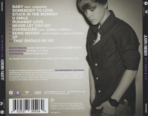 My World 2.0 by Justin Bieber – Hip Hop, Pop – Island Records – CD w inserts - Picture 2 of 2