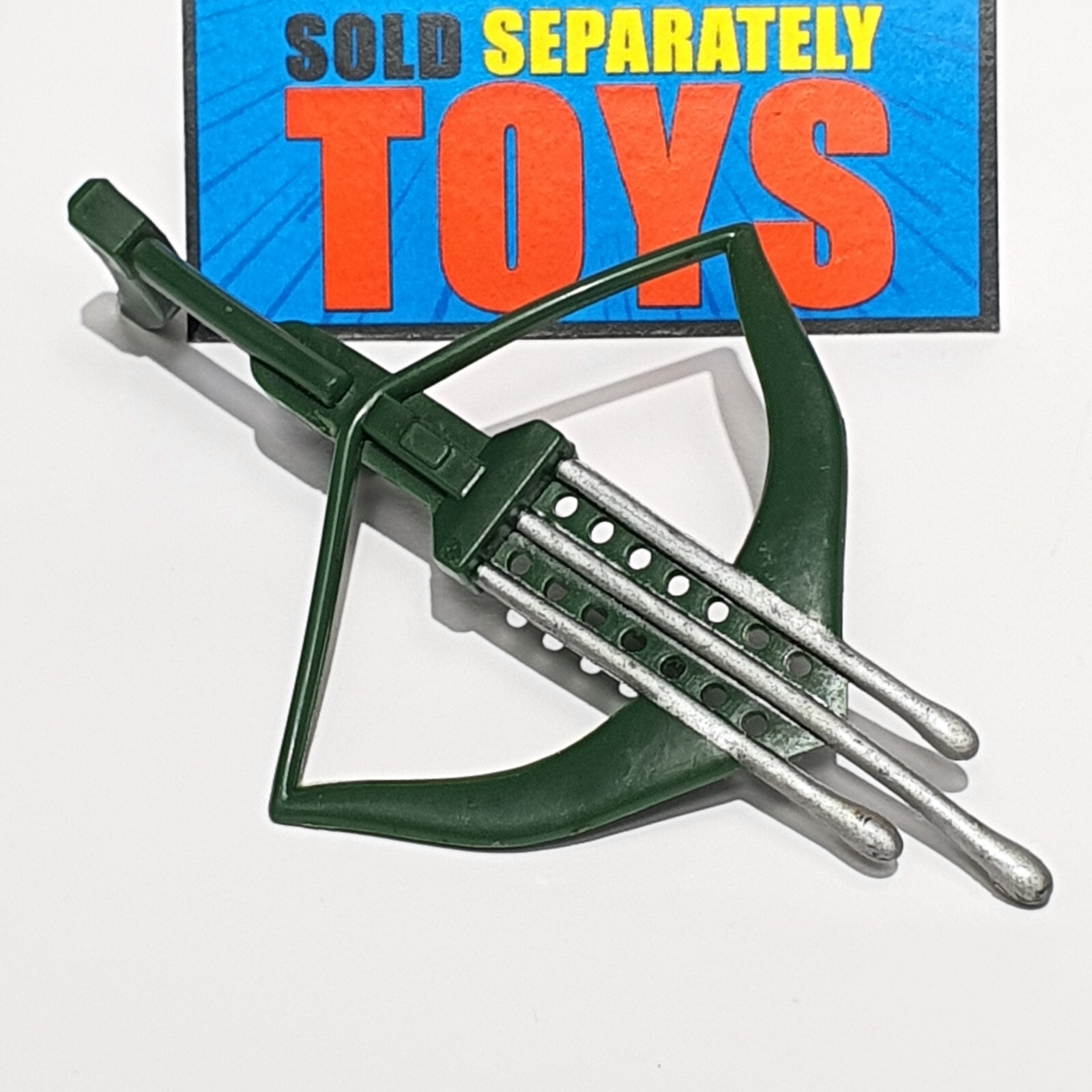 Vtg Spiral Zone Razorback CROSSBOW original Tonka 1987 green weapon