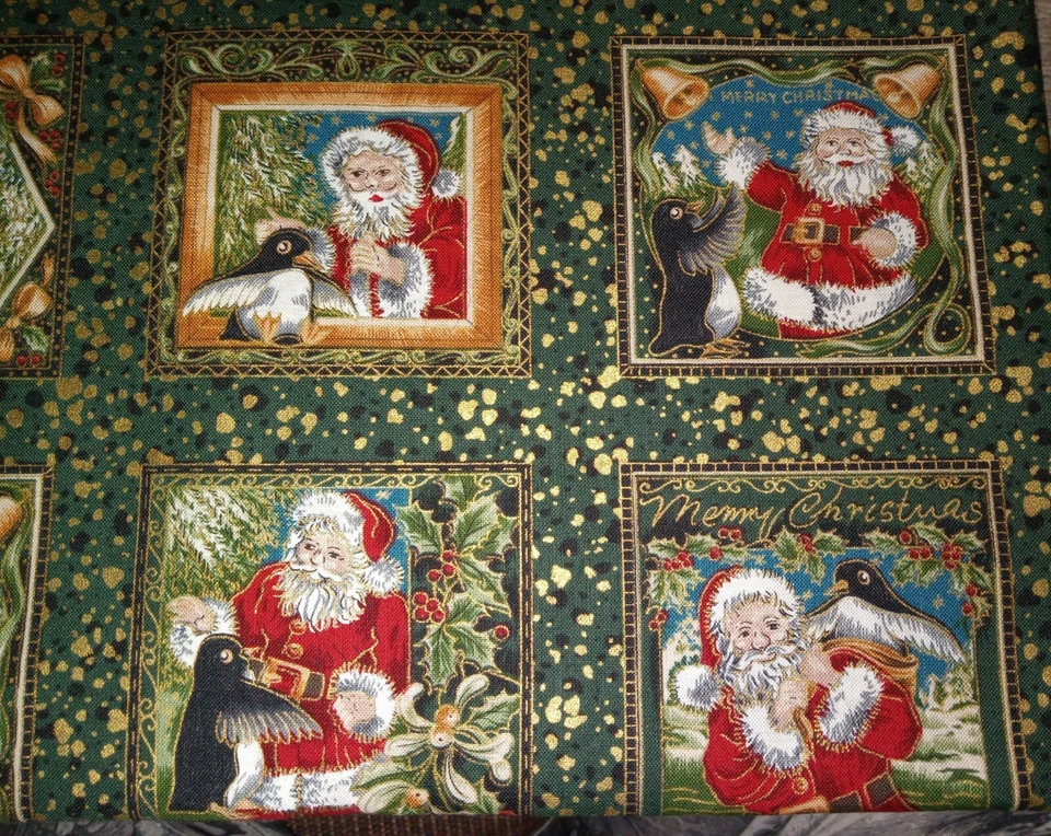 "The Spirit Of Christmas" Cotton Fabric by Fabric Freedom (99) 3.25x3.25 Blocks - Image 3 of 4