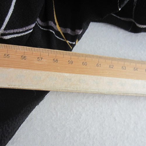 City Chic Jumpsuit Womens Plus Medium 18 Black White Yellow Geometric Wide Leg - Picture 12 of 20