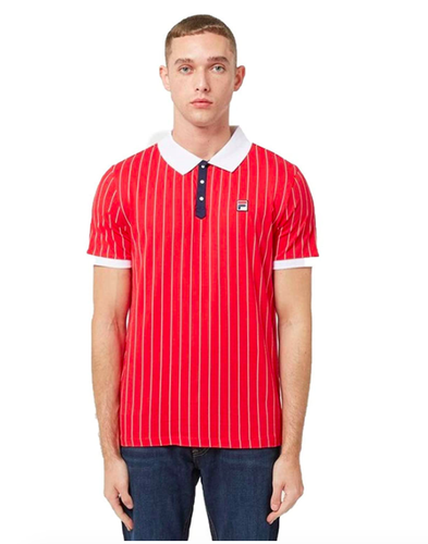 FILA® BB1 Polo Shirt/Chinese Red 