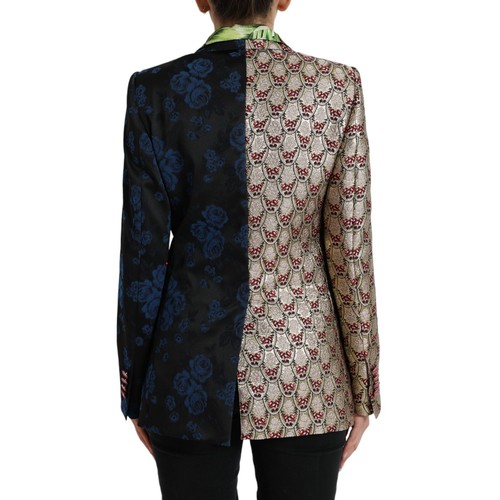 DOLCE & GABBANA Jacket Multicolor Floral Patchwork Jacquard IT40/US6/S 5180usd - Picture 3 of 11