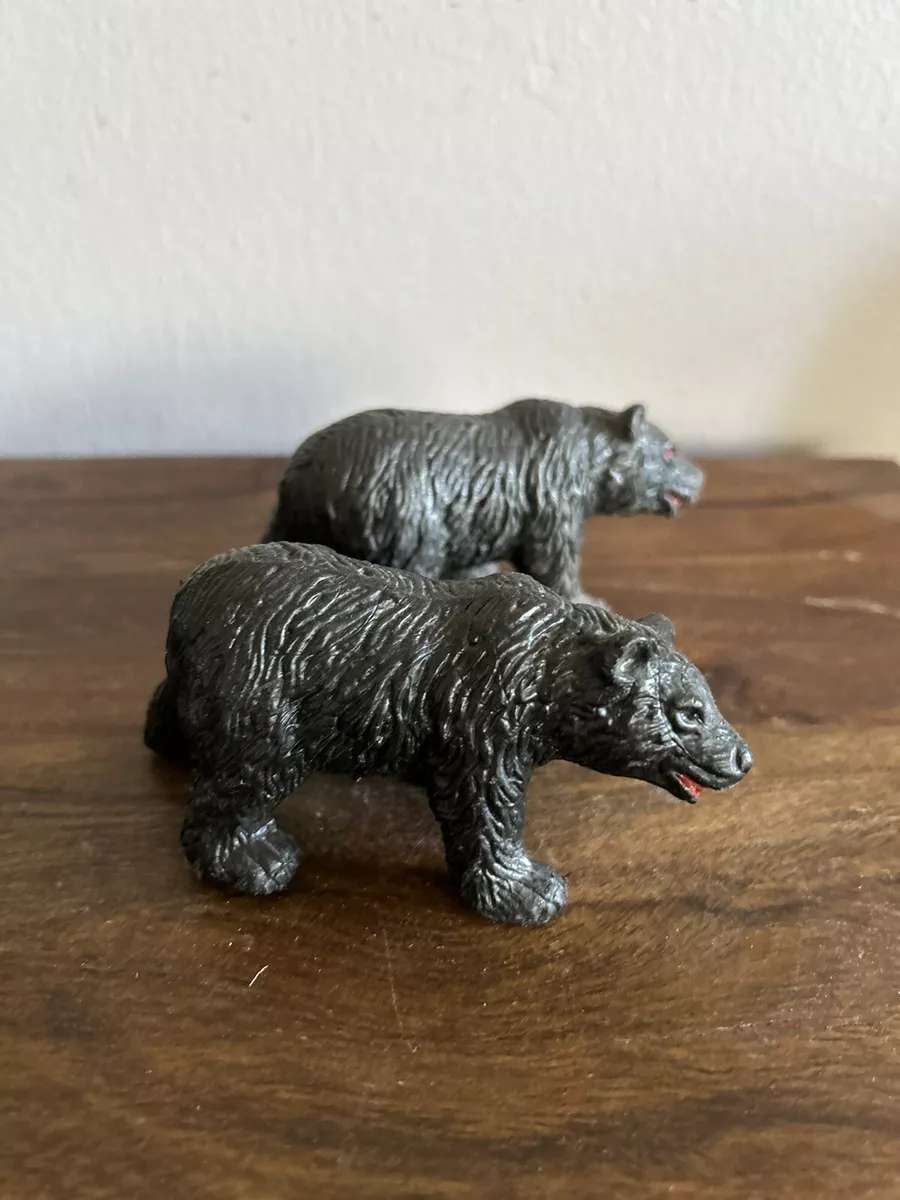 Plastic bear figurine deals