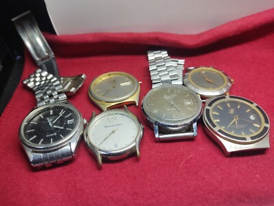 Pulsar, seiko, mercedes ++ wrist watches for parts, 132