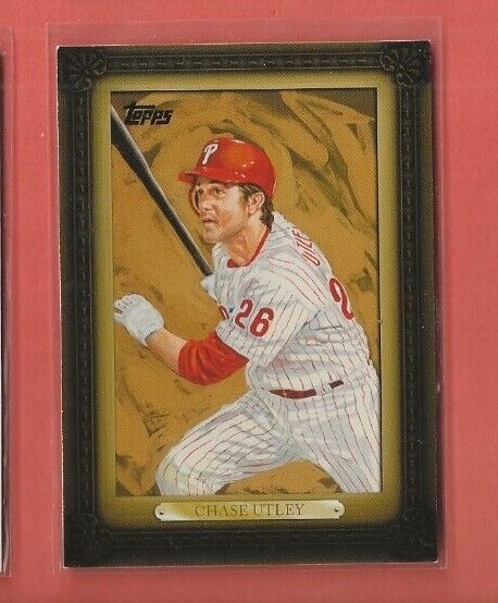Chase Utley 2008 Topps - Dick Perez - card #1 / Philadelphia