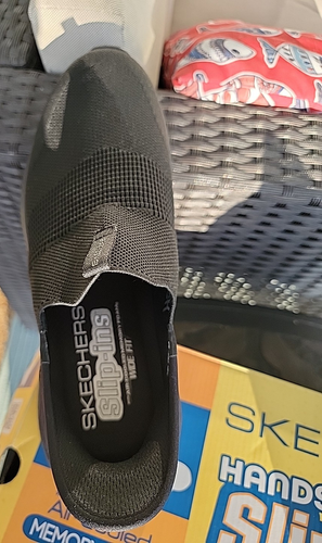 Skechers Hands Free Step-Ins Air Cooled Memory Foam SlipOn Sneaker Mens Size 12W - Picture 4 of 5