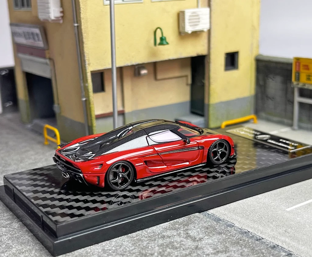 Frontiart 1:64 Red Regera Super Racing Sports Model Diecast Resin