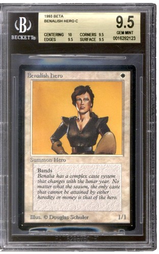 1993 MAGIC: THE GATHERING BETA ANCESTRAL RECALL BGS 7 | eBay