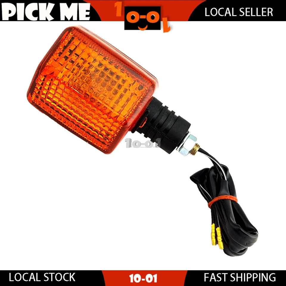 4X Luces de giro delanteras + traseras indicadores aptos para Honda XL250 grados 1995-1999 Foto 3 de 3