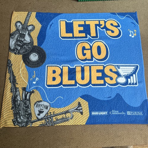 St. Louis Blues 2025 Stanley Cup Playoff Rally Towel 5/2/25 Round 1 Game 6