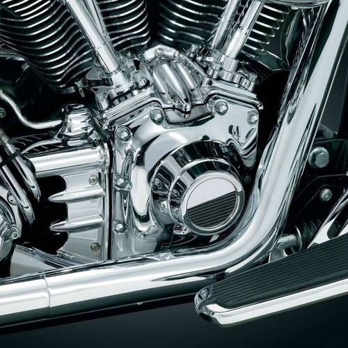 For Harley Touring Dyna Twin Cam Engine Chrome Tappet/Lifter Block Accent Cover - Picture 2 of 12