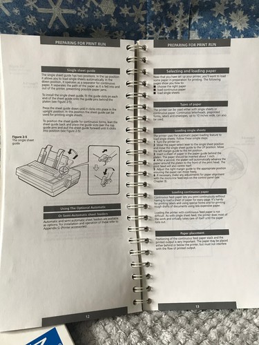 Citizen Dot Matrix Printer NEW Ribbon cartridge & Manual atari Windows 3 Driver - Picture 3 of 4