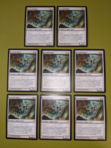 8 Custodi Squire Conspiracy Magic the Gathering MTG 8 - 第 1/1 張圖片