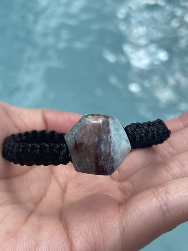 Genuine Larimar Crystal Adjustable Bracelet - Picture 8 of 15