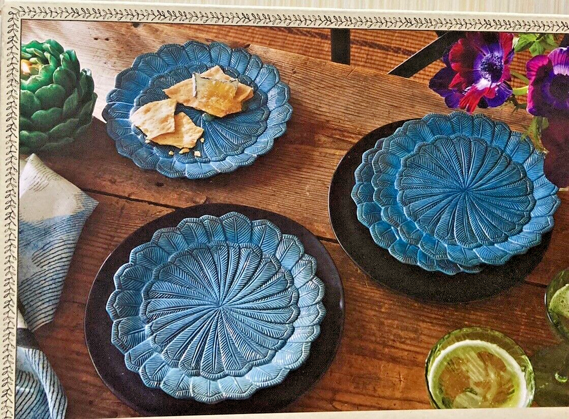 242 ジャネットデルファイトブルー チャイルドプレート4p 242