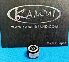  1 Genuine SS KAMUI BLACK CLEAR Pool Cue Tip  SUPER SOFT  - w/ serial number