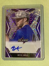 Bryce Jarvis 2020 Leaf Flash Portrait Auto Purple /35 Arizona Diamondbacks