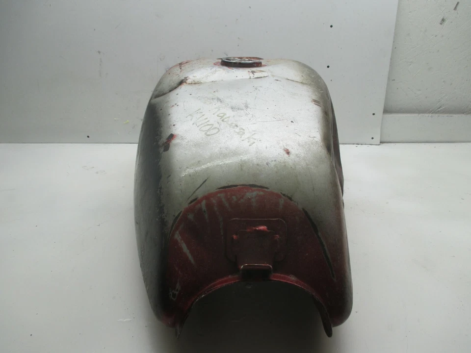 1976 KAWASAKI KV100 K V 100 RESERVATÓRIO DE GASOLINA CÉLULA TANQUE DE COMBUSTÍVEL - Imagem 2 de 4