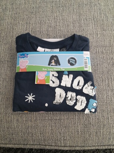 Peppa Pig Langarm-T-Shirt für 4 - 6 Jährige brandneu