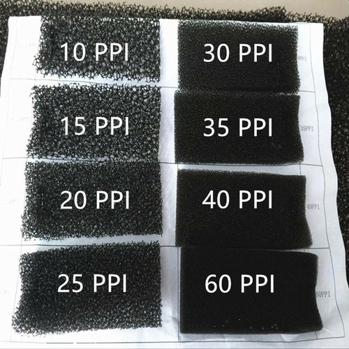 Air Filter Foam SheetBlack AntiDust 60 PPI 10 PPI, Thick 3mm/5mm