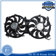 Radiator Condenser Fan Assembly For 07-18 Nissan Altima 3.5L 2.5L Free Shipping
