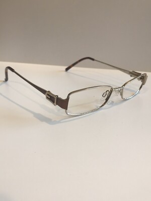 Daisy Fuentues Eyeglass Frame Model Lourdes Gold/brown Size 53-17 Excellent 