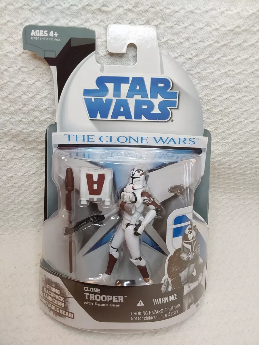 Star Wars Clone Wars Action Figure No. 21 Clone Trooper with Space Gear  2008 (np