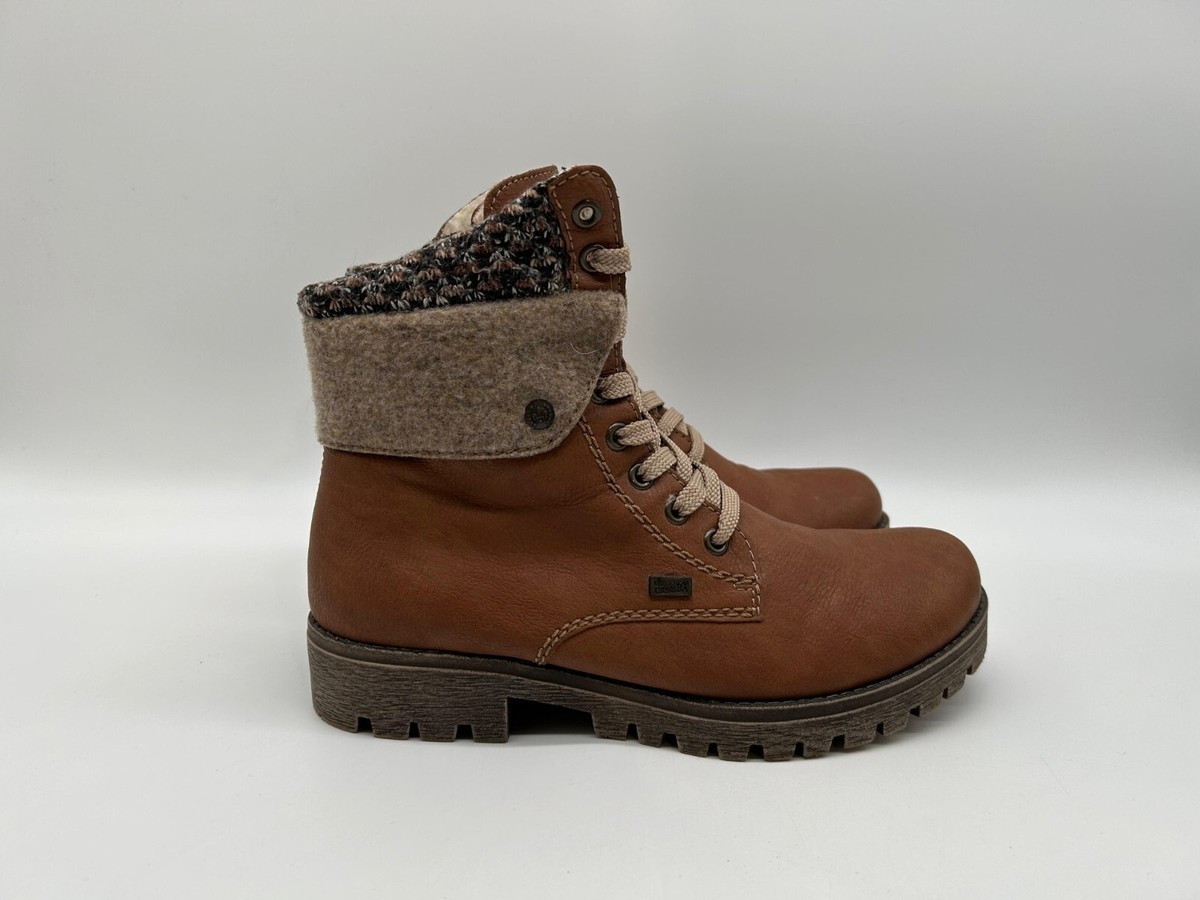 Rieker Keilsandaletten Braun Stiefeletten Braun Schuhe Rieker