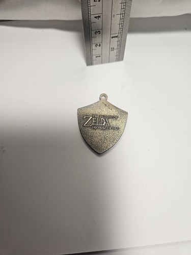The Legend of Zelda Skyward Sword Keychain Necklace Pendent Unique Silver Tone - Picture 2 of 2
