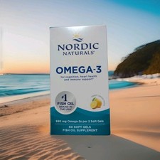 Nordic Naturals Omega-3 690mg Immune Support Softgel, 60ct 8/2028 Factory Sealed