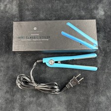 Evalectric Mini Classic Styler Ocean Blue Ceramic Straightener Curler